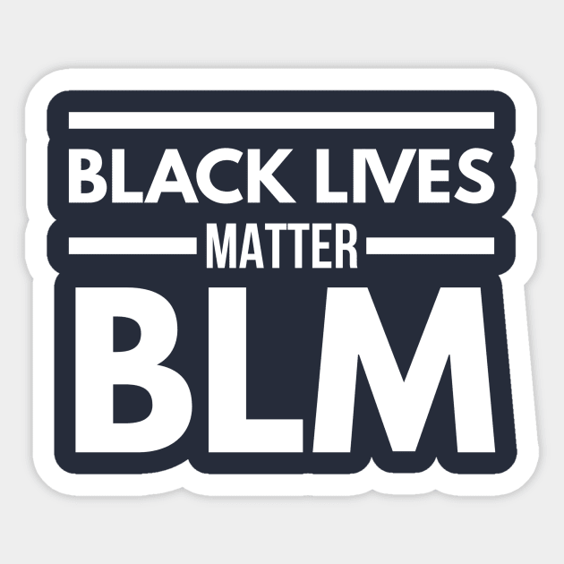 BLACK LIVES MATTER BLM Sticker by PlexWears